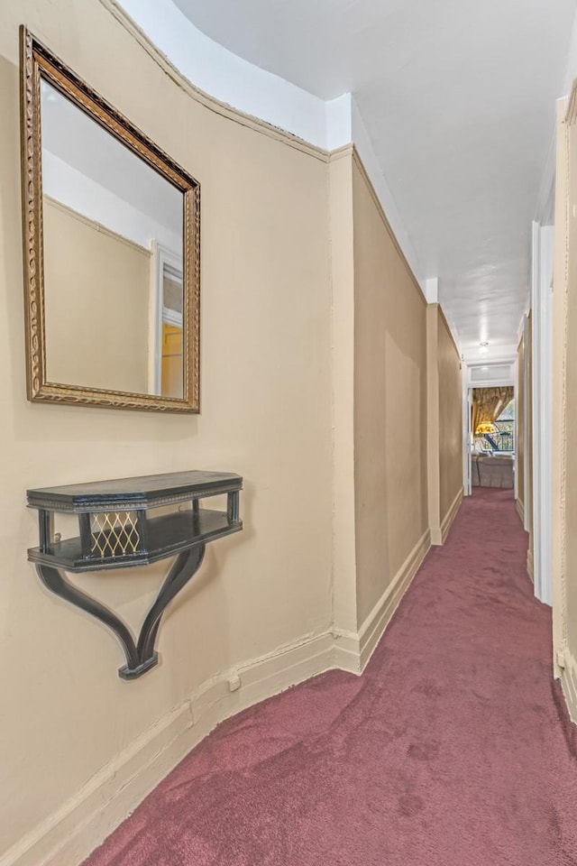 137-139 W 142nd St Unit 2D, New York Manhattan, NY 10030 - hallway featuring carpet floors and baseboards