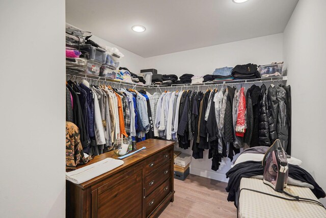 345 Washington Ave, Cedarhurst, NY 11516 - walk in closet with light wood finished floors