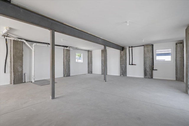 12 Pershing Pl, Island Park, NY 11558 - below grade area featuring plenty of natural light