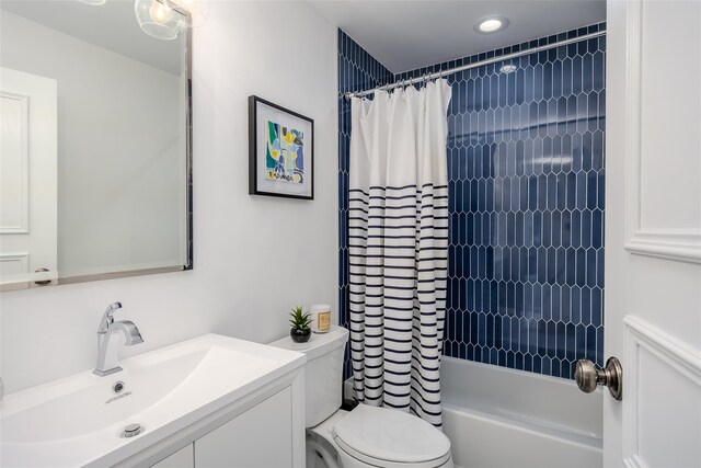 10 Head Of Pond Rd Unit 8, Water Mill, NY 11976 - bathroom featuring vanity, toilet, and shower / tub combo