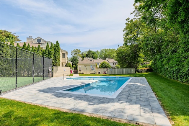 10 Head Of Pond Rd Unit 8, Water Mill, NY 11976 - view of swimming pool with a patio area