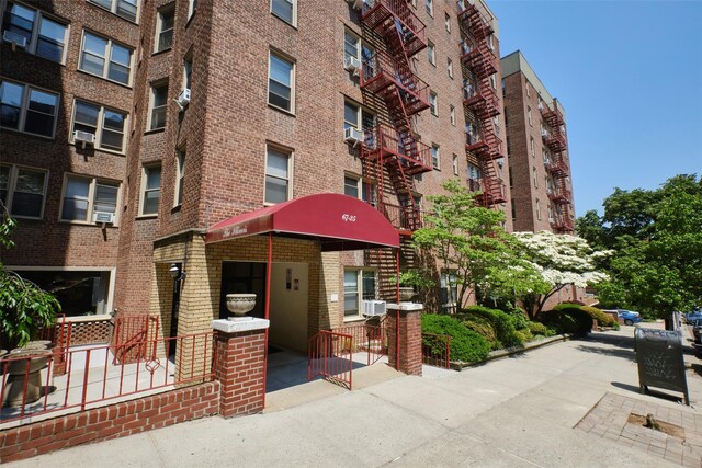 67-25 Clyde St Unit 2L, Forest Hills, NY 11375 - view of apartment building / complex featuring cooling unit
