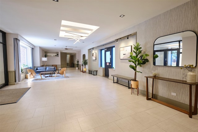 67-25 Clyde St Unit 2L, Forest Hills, NY 11375 - common area with wallpapered walls