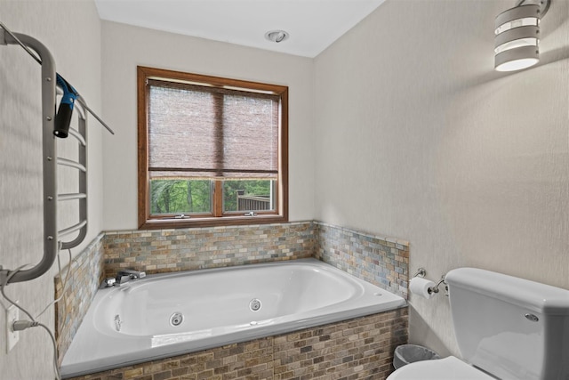 1775 Plank Rd, Forestburgh, NY 12777 - bathroom with a jetted tub and toilet