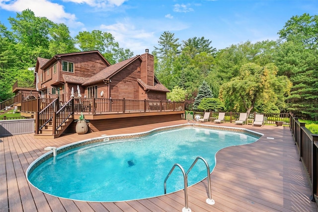 1775 Plank Rd, Forestburgh, NY 12777 - view of pool with a deck