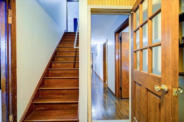 18 Gerow Ln, Cornwall, NY 12553 - stairway featuring wood finished floors and baseboards