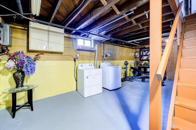 18 Gerow Ln, Cornwall, NY 12553 - basement featuring separate washer and dryer