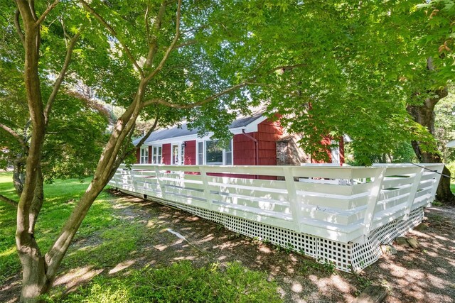 23 Johnson Ln, Millbrook, NY 12545 - view of yard featuring a deck