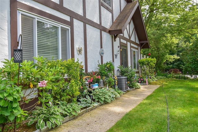 62 Crystal Rock Ct, Middle Island, NY 11953 - view of grassy yard with central AC