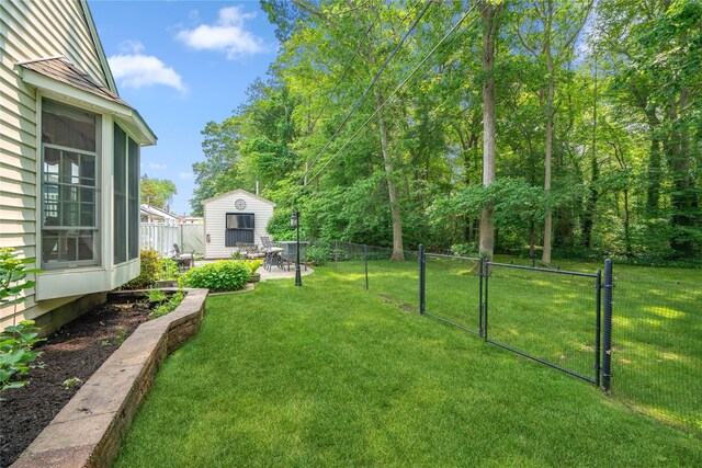 36 Richmond St, Islip, NY 11751 - view of yard with an outbuilding and a patio