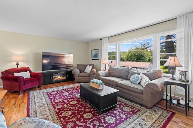 35 Highview Ave, Florida, NY 10921 - living area featuring wood finished floors