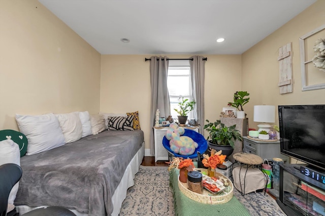 4360 Auburndale Ln, Flushing, NY 11358 - bedroom with wood finished floors and recessed lighting
