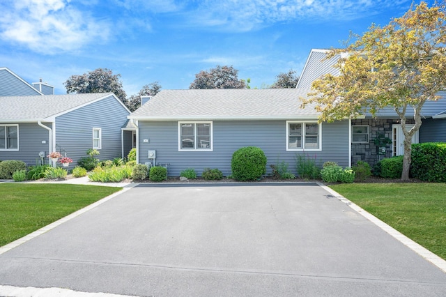 195 Alicia Dr Unit 195, North Babylon, NY 11703 - view of front of home with a front lawn