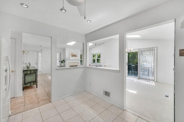 195 Alicia Dr Unit 195, North Babylon, NY 11703 - empty room featuring ceiling fan, light tile patterned floors, and recessed lighting