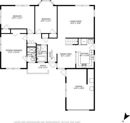 12 Hazel Pl, Woodmere, NY 11598 - view of property floor plan