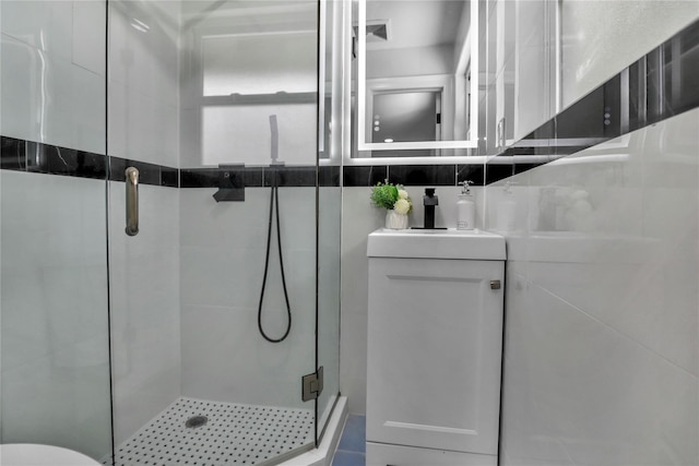 236 Martin Dr, Syosset, NY 11791 - bathroom with a shower stall, toilet, and vanity