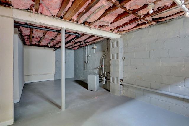 1459 Prince St, Baldwin, NY 11510 - view of unfinished basement