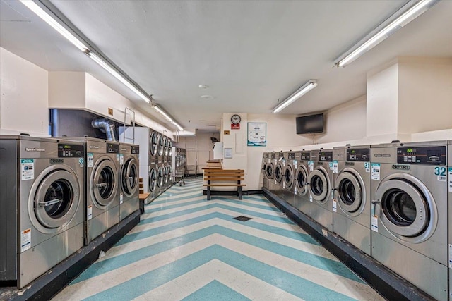 1655 Flatbush Ave Unit A1102, Brooklyn, NY 11210 - community laundry with washer and clothes dryer