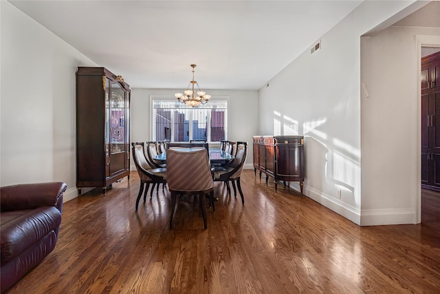 218 Middleton St Unit Apt6Rooftop, Brooklyn, NY 11206 - dining area featuring a chandelier, wood finished floors, and baseboards
