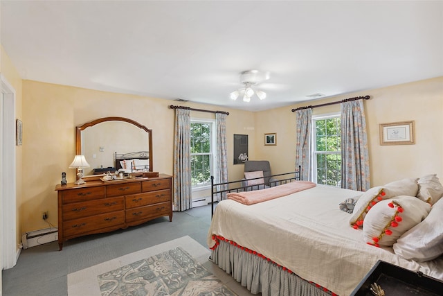 1771 Hanover St, Yorktown Heights, NY 10598 - bedroom featuring baseboard heating and multiple windows