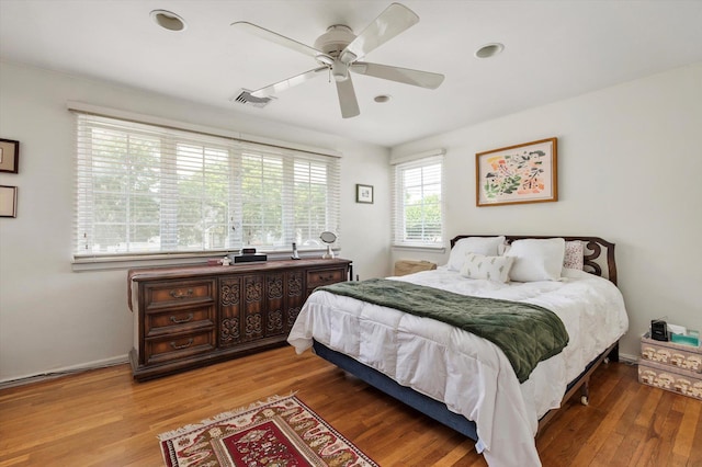 6 Plumtree Ln, South Huntington, NY 11746 - bedroom featuring wood finished floors, recessed lighting, and ceiling fan