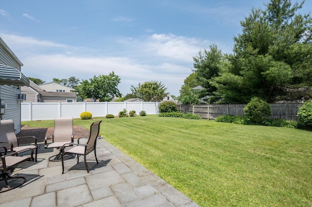 6 Plumtree Ln, South Huntington, NY 11746 - view of yard with a patio area