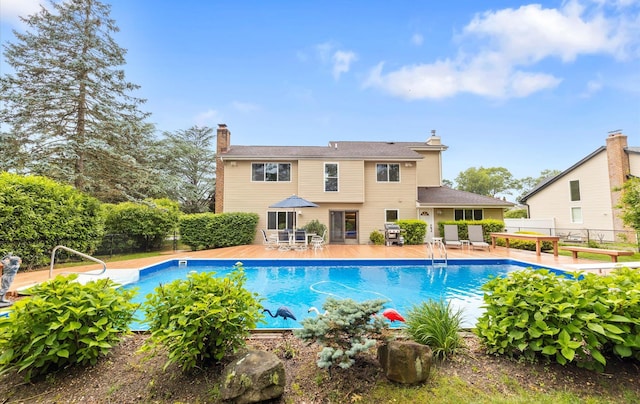 34 Oak Meadow Rd, Commack, NY 11725 - view of pool with outdoor dining space and a patio