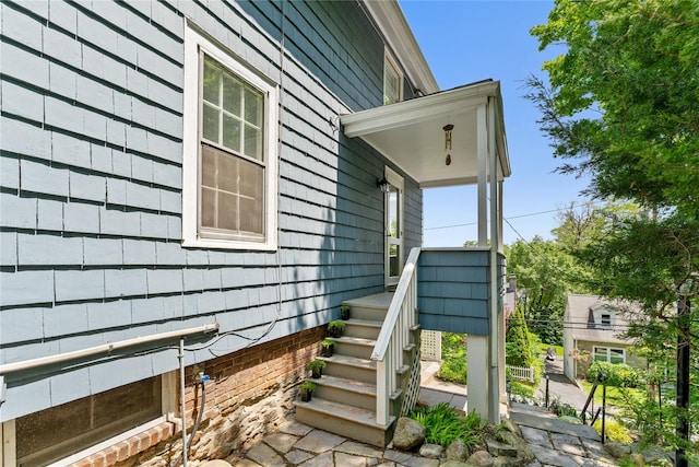 105 James St, Hastings-On-Hudson, NY 10706 - view of side of property featuring stairs