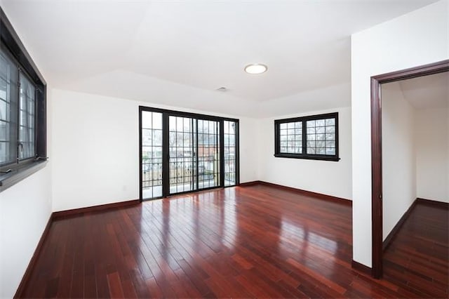 63-39 136th St, Flushing, NY 11367 - unfurnished room featuring wood-type flooring and recessed lighting