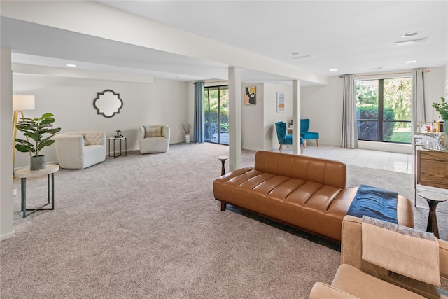 4 Hudson Watch Dr Unit 4, Ossining, NY 10562 - carpeted living room featuring recessed lighting