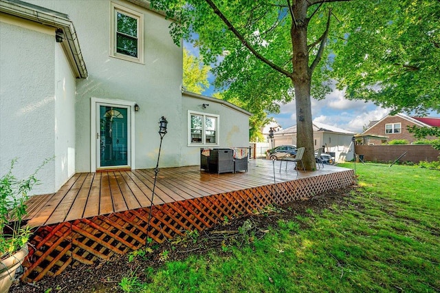 146 First St, Yonkers, NY 10704 - view of wooden deck