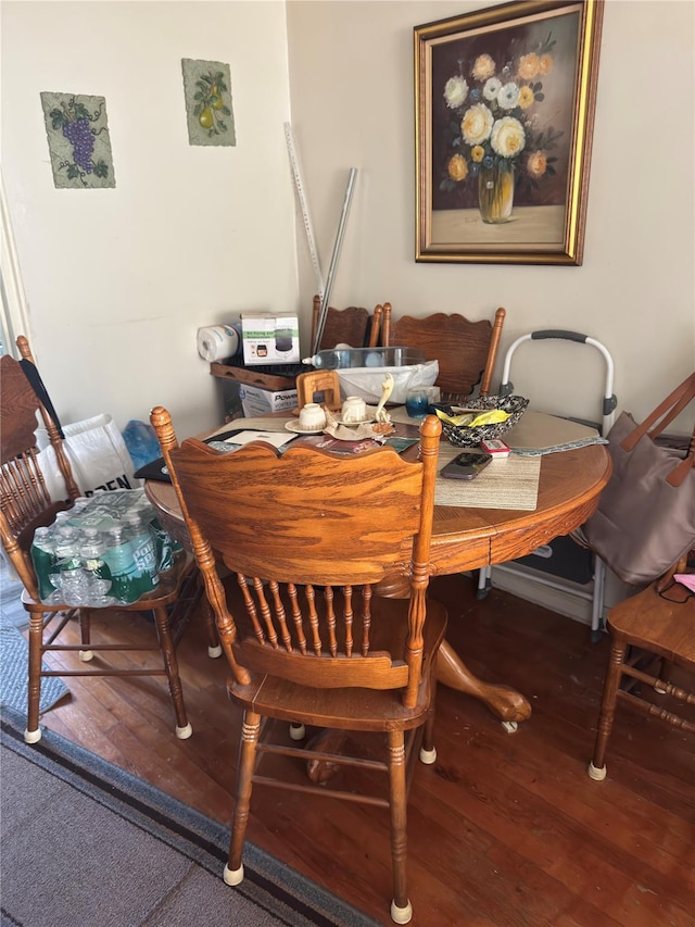 1079 Hunter Ave # 1, Valley Stream, NY 11580 - dining space with hardwood / wood-style flooring
