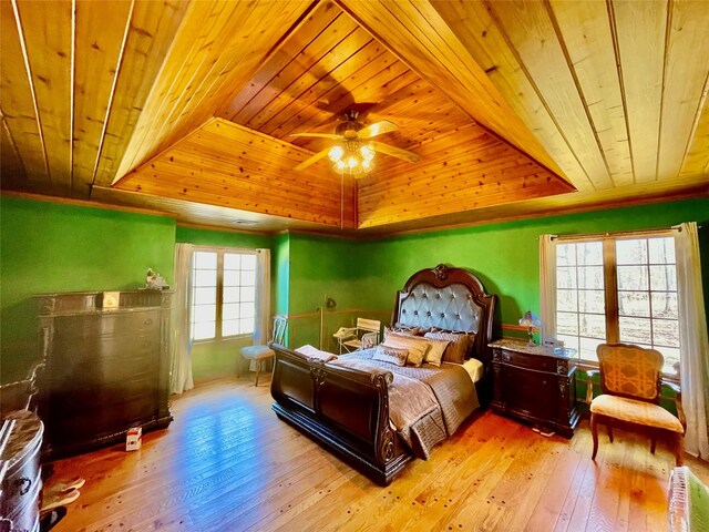 71 Saddleback Ridge Rd, Wallkill, NY 12589 - bedroom with wooden ceiling and hardwood / wood-style flooring