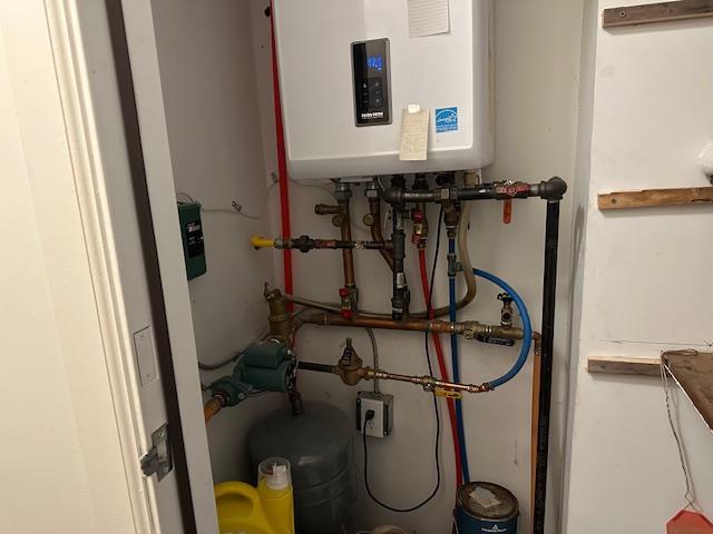159 Forest Rd E, Mastic Beach, NY 11951 - utilities with tankless water heater