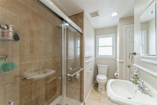 45 4th St, Valley Stream, NY 11581 - full bath featuring a stall shower and tile patterned flooring