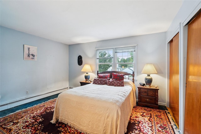 82 Cherry Ln, Lynbrook, NY 11563 - bedroom featuring baseboard heating