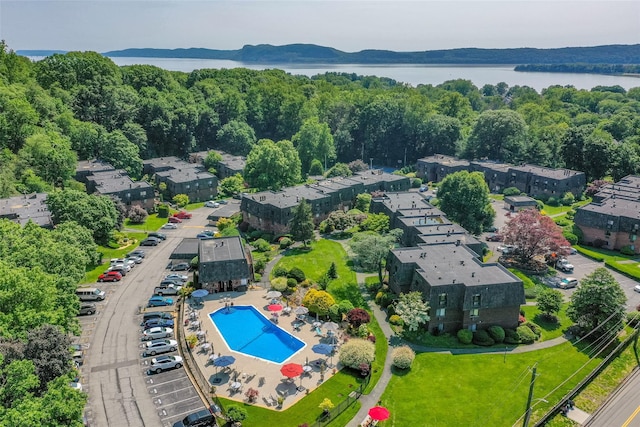7-05 Briarcliff Dr S, Ossining, NY 10562 - drone / aerial view of a nearby body of water and a pool