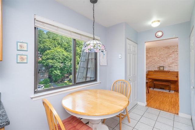 7-05 Briarcliff Dr S, Ossining, NY 10562 - dining room with light tile patterned floors