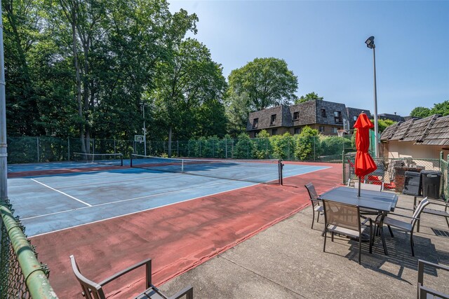 7-05 Briarcliff Dr S, Ossining, NY 10562 - view of tennis court featuring community basketball court