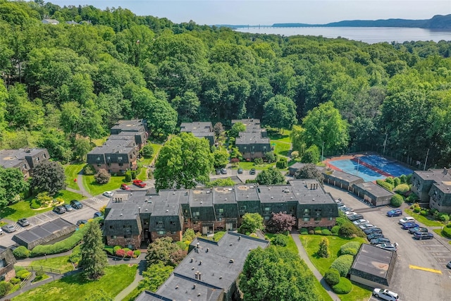 7-05 Briarcliff Dr S, Ossining, NY 10562 - aerial view of a nearby body of water and a heavily wooded area