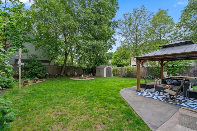 183 Iceland Dr, South Huntington, NY 11746 - view of yard featuring a gazebo and a patio