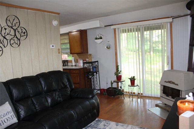 104 Maple Ave, Bethel, NY 12749 - living area with healthy amount of natural light and wood finished floors
