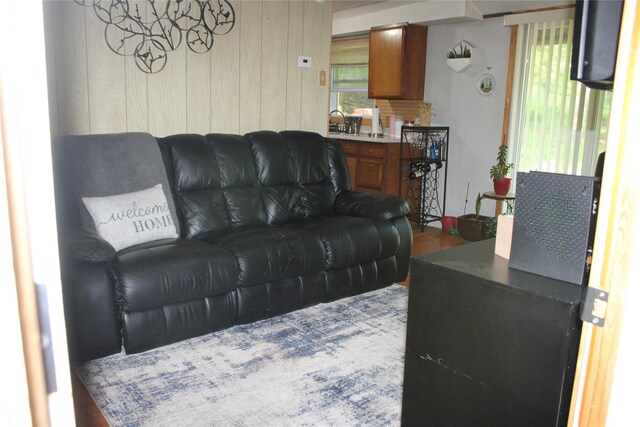 104 Maple Ave, Bethel, NY 12749 - living room with plenty of natural light and wood finished floors