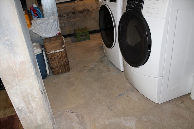104 Maple Ave, Bethel, NY 12749 - washroom featuring separate washer and dryer
