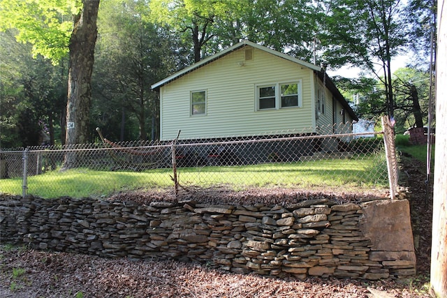 104 Maple Ave, Bethel, NY 12749 - view of side of home with a fenced backyard
