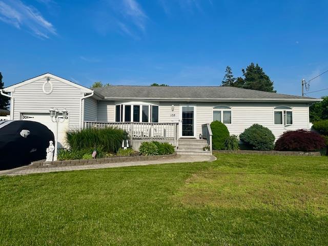 105 Mohawk Ave, Deer Park, NY 11729 - single story home with a garage and a front yard
