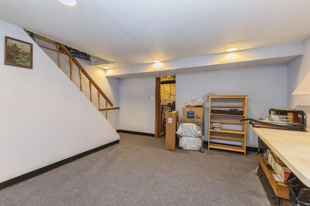 16249 13th Ave, Beechhurst, NY 11357 - finished below grade area with carpet
