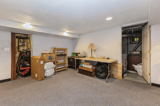 16249 13th Ave, Beechhurst, NY 11357 - finished basement featuring carpet flooring and recessed lighting