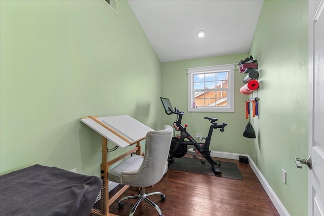 845 Atlantic St, Lindenhurst, NY 11757 - office space featuring baseboards and wood finished floors