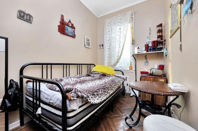 6018 Bleecker St, Ridgewood, NY 11385 - bedroom with ornamental molding